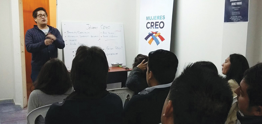 Capacitación e intercambio de experiencias Jóvenes CREO Pichincha y Cotopaxi