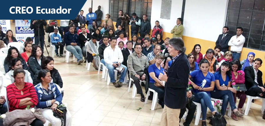 Guillermo Lasso recorre el país y escucha las necesidades de los ecuatorianos